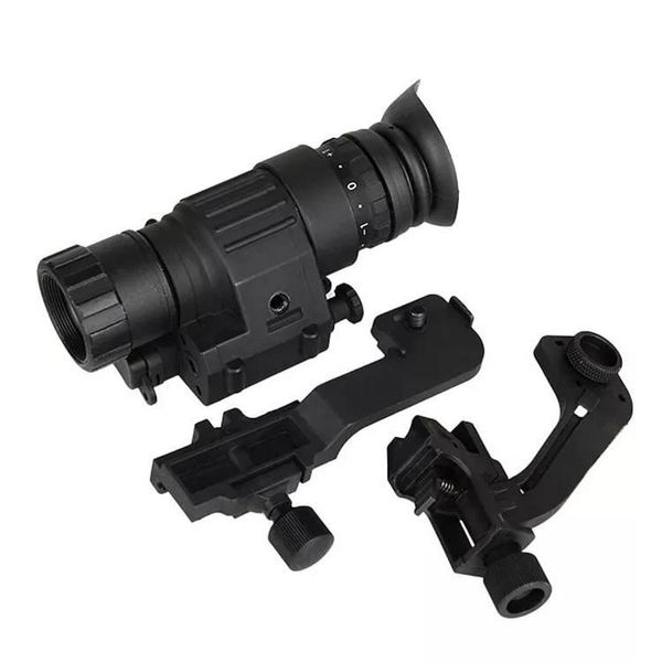 Прилад нічного бачення Monocular PVS-14 з кріпленням на шолом T7911 фото