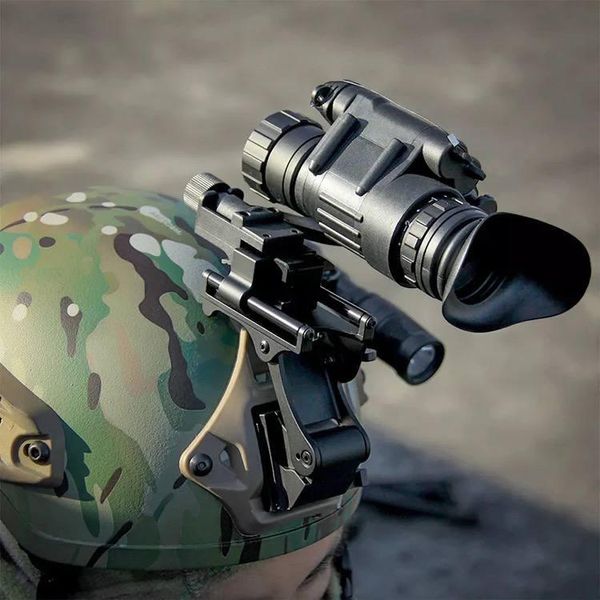 Прилад нічного бачення Monocular PVS-14 з кріпленням на шолом T7911 фото