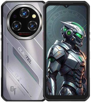 Oukitel WP62 16/512GB Global NFC Silver Dimensity 7025 11000 мАг Захищений смартфон T9661S фото
