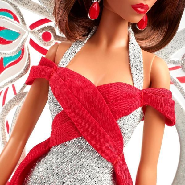 Різдвʼяний ангел Barbie Bob Mackie 2023 Holiday Angel Колекційна лялька T3348K фото