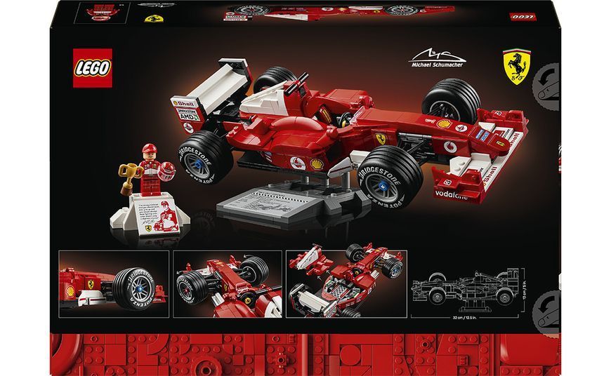 Конструктор LEGO Icons 11375 Ferrari F2004 & Michael Schumacher T3871K фото