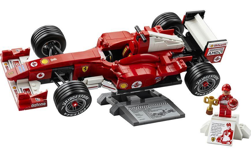 Конструктор LEGO Icons 11375 Ferrari F2004 & Michael Schumacher T3871K фото