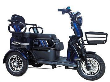 Corso Protex Power, двигатель 1200W, акум. 72V/24Ah литий-железно-фосфатный Blue Электроскутер трехколесный трицикл T2330D фото