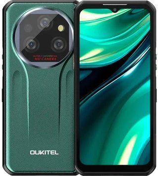 Oukitel WP39 Pro 12/512GB Global NFC Green Dimensity 6300 11000 мАг Захищений смартфон T7058S фото