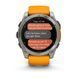 Garmin Fenix 8 51 mm Sapphire Titanium with Spark orange/graphite silicone band 010-02905-11 Розумний годинник T8829K фото 9