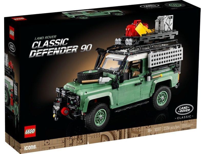 Конструктор LEGO Icons Land Rover Classic Defender 90 (10317) T5990K фото