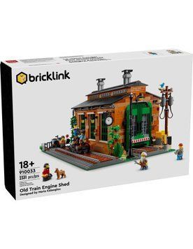 Конструктор LEGO BrickLink Old Train Engine Shed (910033) T8490K фото