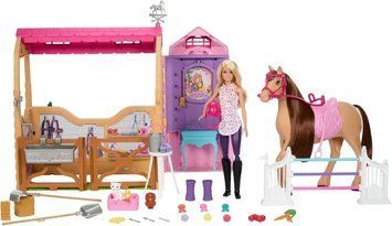 Barbie Замечательная конюшня для лошадки (HXJ44) Игровой набор T1213K фото