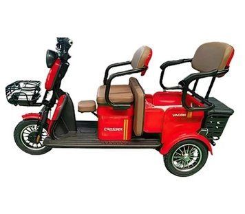 Crosser TR-4 VAGON Мотор 1000W, 72V 24Ah (6 АКБ графенових ) Red Електроскутер триколісний T2210D фото