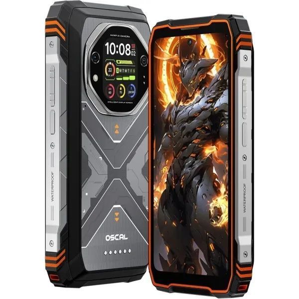 Blackview Oscal Tank 16/512 GB Global NFC Orange Dimensity 7050 20000 мАч Защищенный смартфон T2341S фото