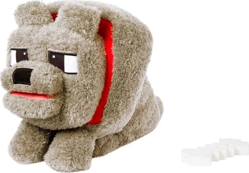 Майнкрафт волк Деннис Minecraft Dennis The Wolf Интерактивная игрушка T5675K фото