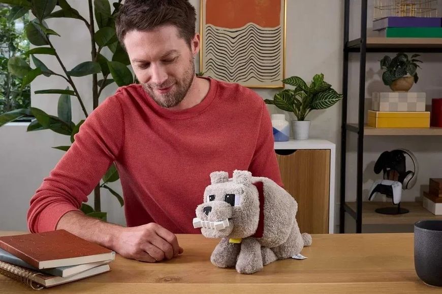 Майнкрафт волк Деннис Minecraft Dennis The Wolf Интерактивная игрушка T5675K фото