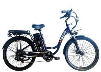 Corso "Mistral" 26" дюймов, рама алюминиевая, двигатель 600W, аккумулятор 48V20AH MS-26095 Электровелосипед T1764D фото